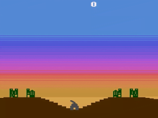 Commando title screen for Atari 2600